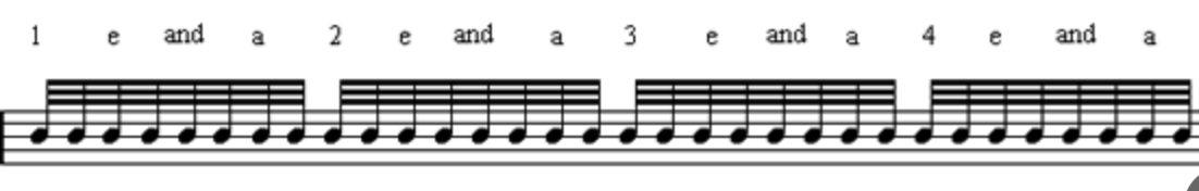 #9 לימוד מעברים בתופים : מעבר סופר מהירth notes — תווים 1