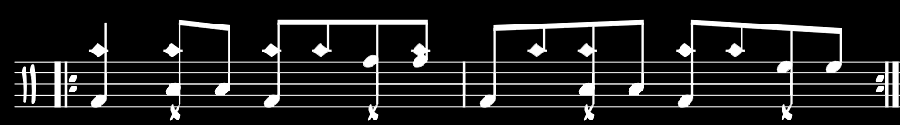 Art Blakey - A Night In Tunisia -Mozambique groove — תווים 1